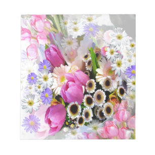 April Bouquet Notepad
