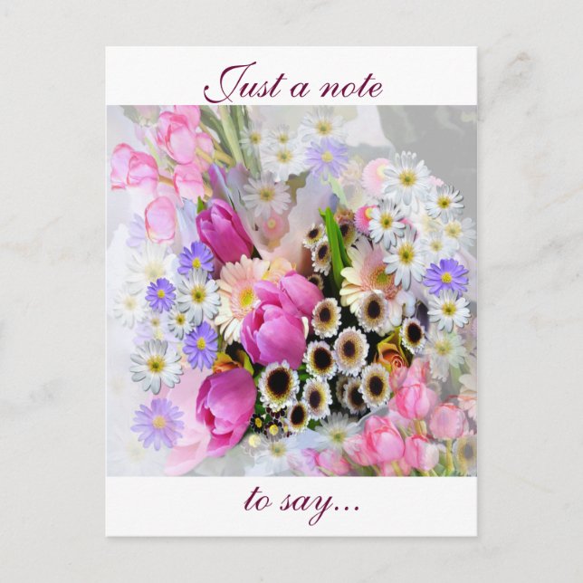 April Bouquet Postcard (Front)