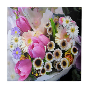 April Bouquet Tile