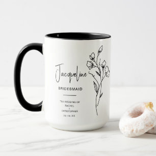 April Bridesmaid Sweet Pea Birth Flower Mug