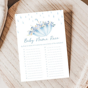 April Bring May Flowers Shower Name Race Games