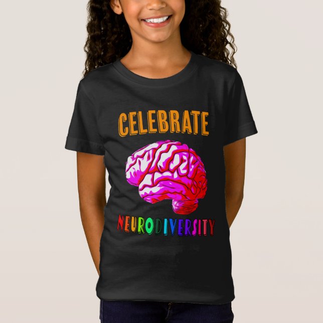 April Celebrate Neurodiversity Autism Awareness T-Shirt (Front)