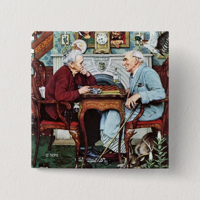 April Fool, 1943 15 Cm Square Badge (Front)