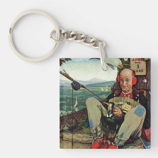 April Fool, 1945 Key Ring (Front)