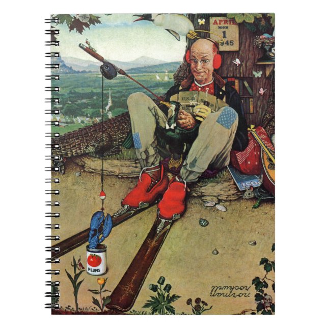 April Fool, 1945 Spiral Notebook (Front)