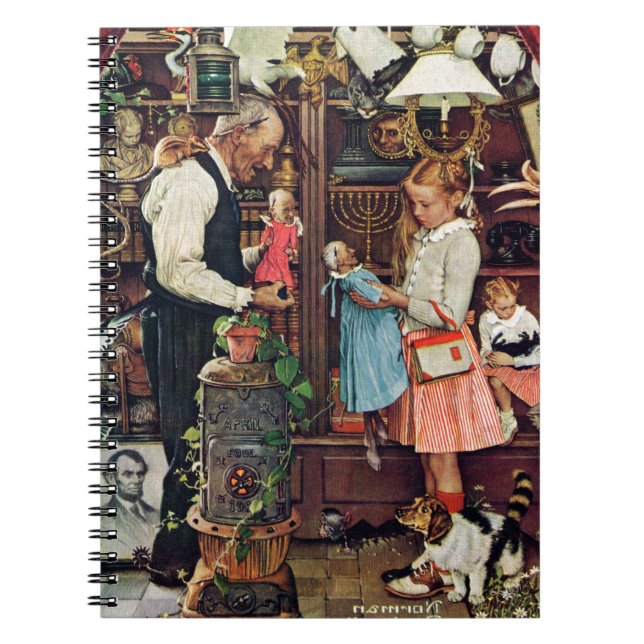 April Fool, 1948 Spiral Notebook (Front)