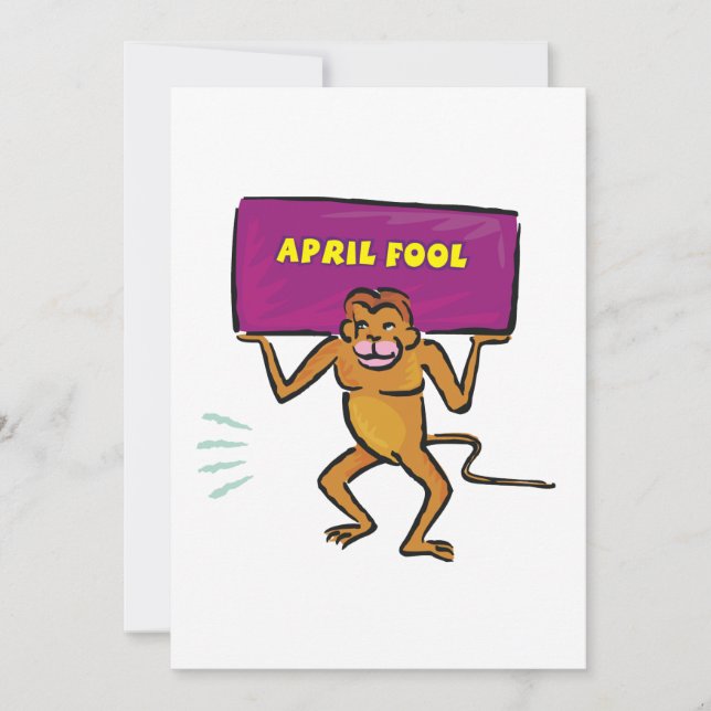 April Fool Invitation (Front)