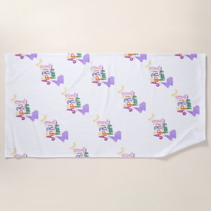 April Fools' Beach Towel