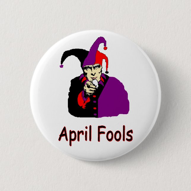 April Fools Button (Front)