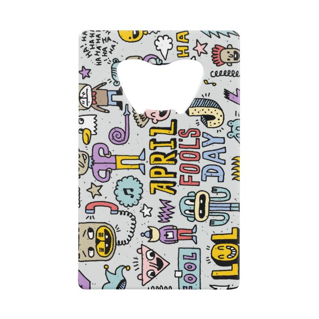 April Fools: Colourful Doodle Set. (Front)