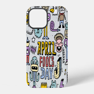 April Fools: Colourful Doodle Set. iPhone 12 Case