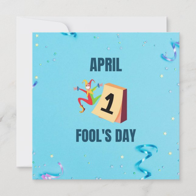 April fools day holiday card (Front)