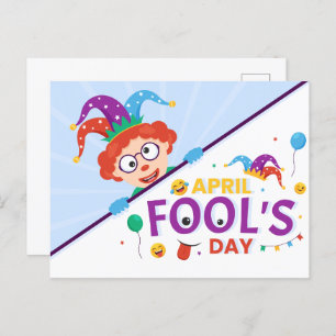 April Fool's Day Holiday Postcard