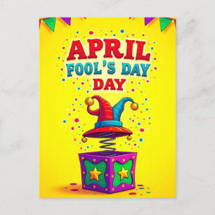 April Fools Day Holiday Postcard
