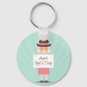 april fools day key ring