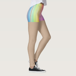 April Fools Day Leggings Rainbow Bottoms