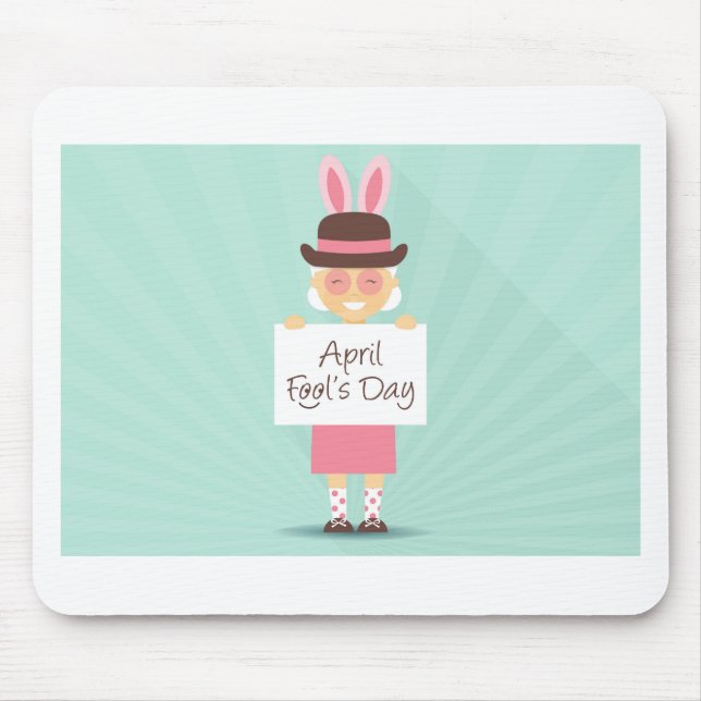 april fools day mouse pad (Front)