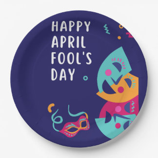 April Fool's day Paper Plate