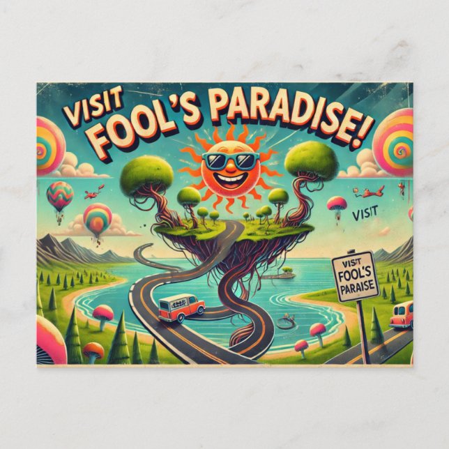 April Fools' Day, Postcard (Front)