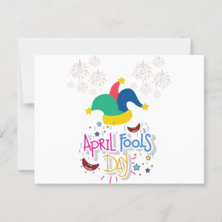 april fools day postcard