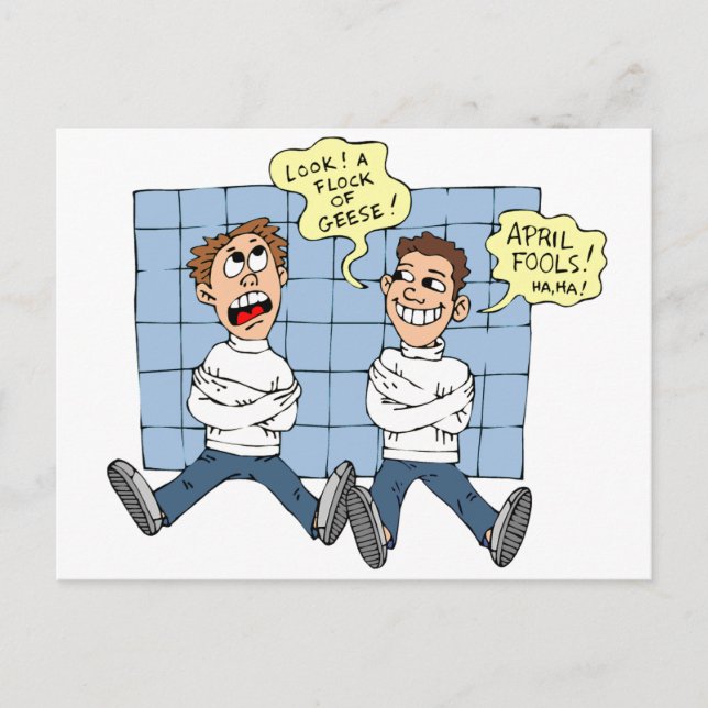 April Fools Day Postcard (Front)