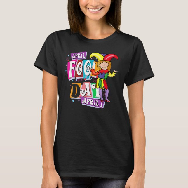 April Fools Day  Pranks Kit 1st April Jokes Kids A T-Shirt (Front)