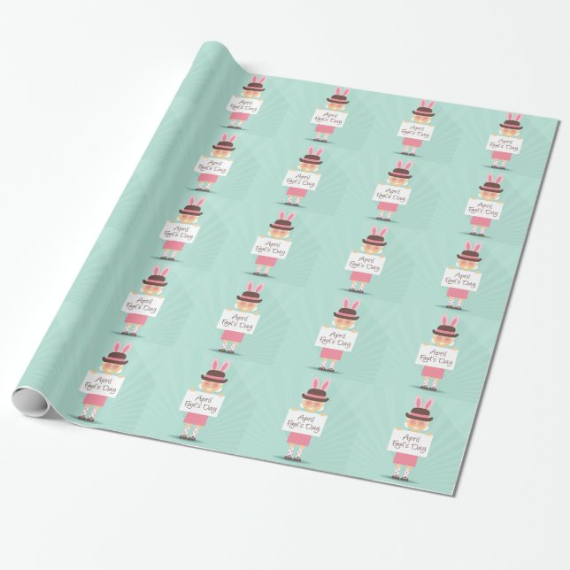 april fools day wrapping paper (Unrolled)