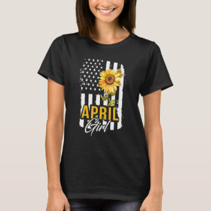 April Girl Queen Women April Birthday T-Shirt
