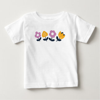 April Hugs and Wet Noses – Floral Part Baby T-Shirt