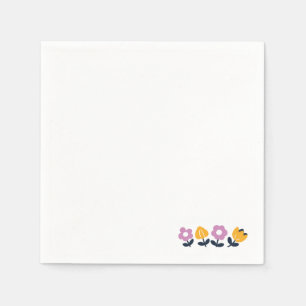 April Hugs and Wet Noses – Floral Part Napkin