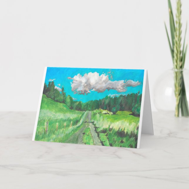 "April in Benbow" by Amber Larsen Card (Front)