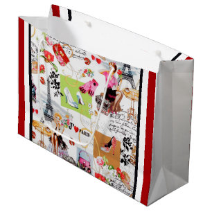 April in Paris 2 Large Gift Bag