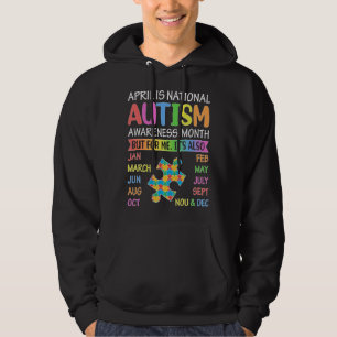 April is National Autism Awareness Month Boy Girl  Hoodie