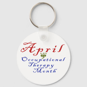 April is Occupational Therapy Month Key Ring