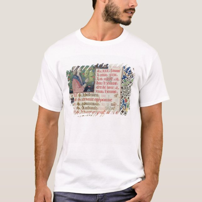 April: Picking Flowers T-Shirt (Front)