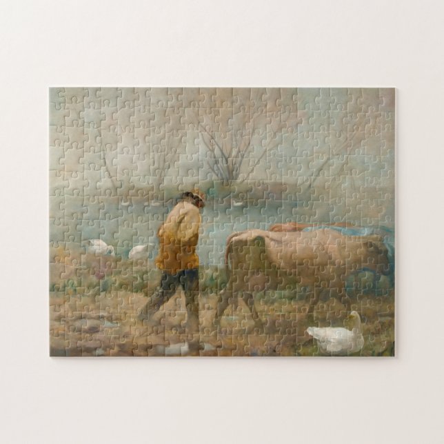 April Rain by Newell Convers Wyeth Jigsaw Puzzle (Horizontal)