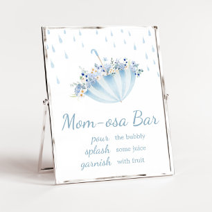 April Shower Bring May Flowers Mum Osa Bar Poster