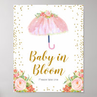 April Showers Bring May Flowers Baby in Bloom