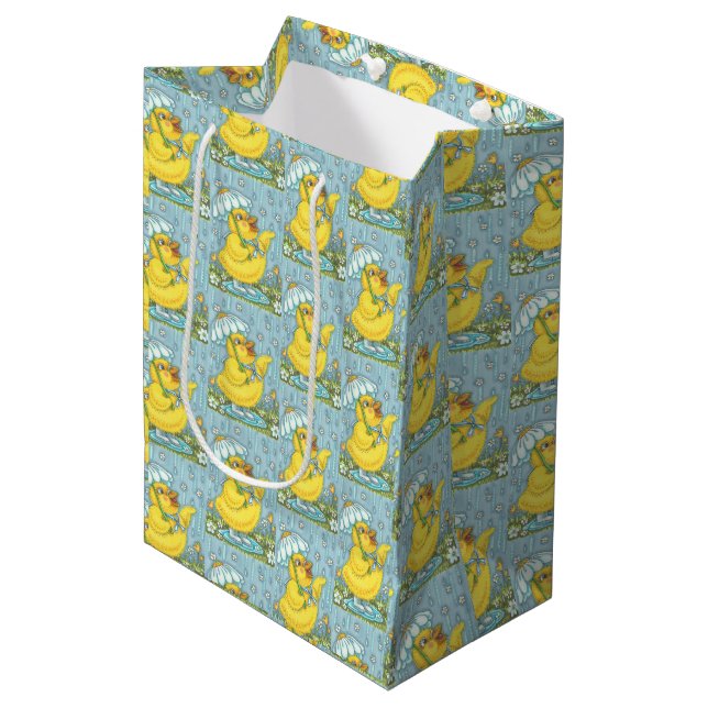 APRIL SHOWERS BRING MAY FLOWERS CHICK GIFT BAG Med (Front Angled)