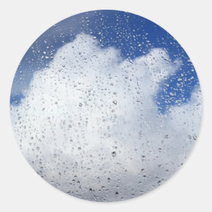 April Showers Classic Round Sticker