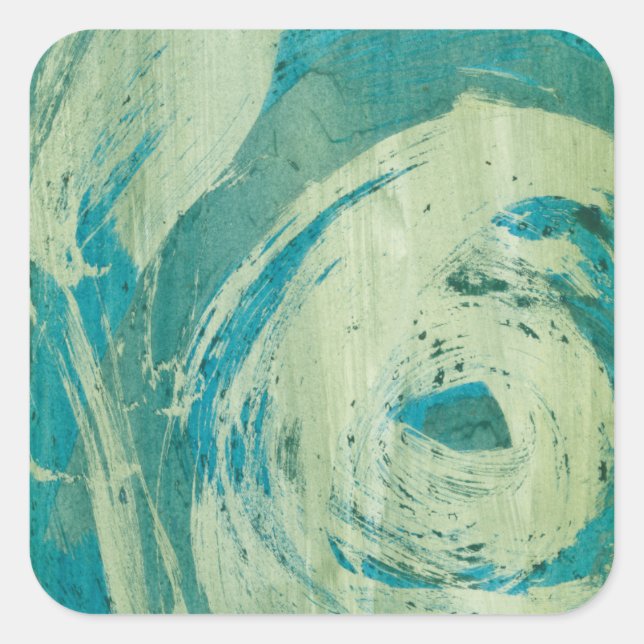 April Showers II Square Sticker (Front)