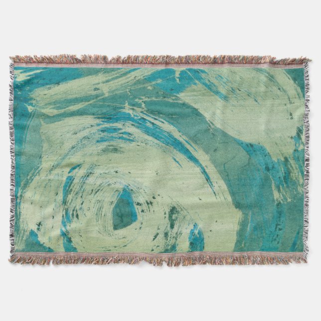 April Showers II Throw Blanket (Front)