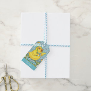 APRIL SHOWERS & MAY FLOWERS CHICK GIFT TAGS Set