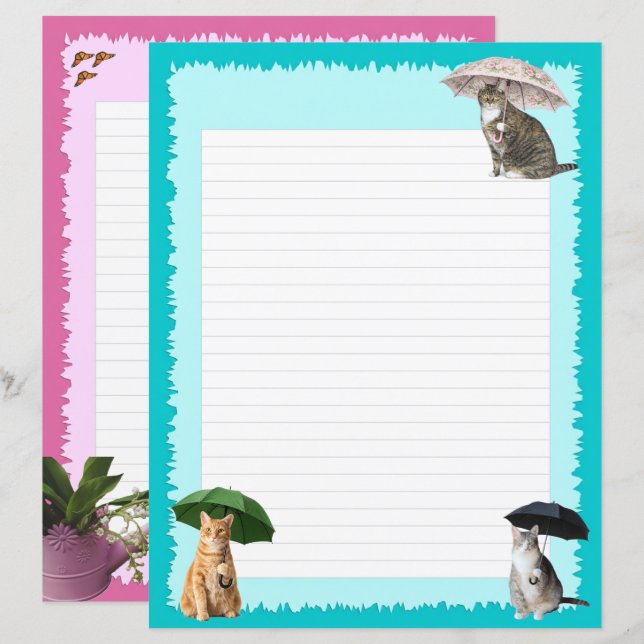 April Showers (p 1), May Flowers (p2) (Front/Back)