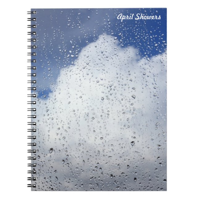 April Showers Spiral Notebook (Front)