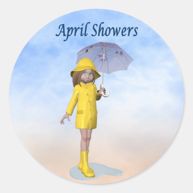 April Showers Stickers (Front)