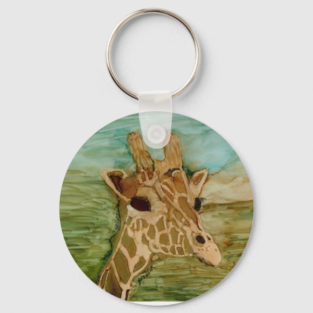 April the Giraffe Key Chain (Front)