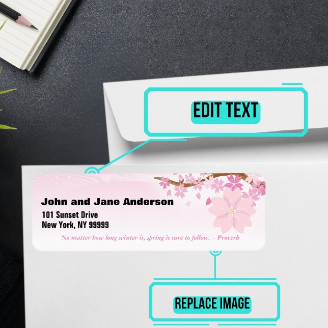 April Themed Personalised Address (Please enjoy our mailing labels. There is one for every month.)