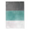 'April' Turquoise and Grey Abstract Art