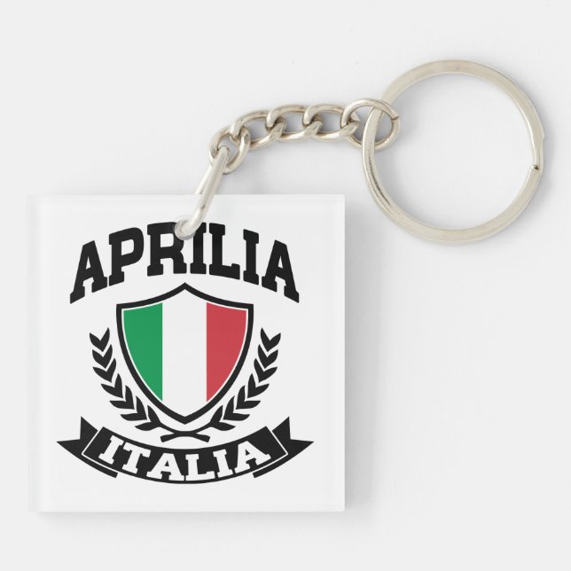 Aprilia Italia Key Ring (Back)